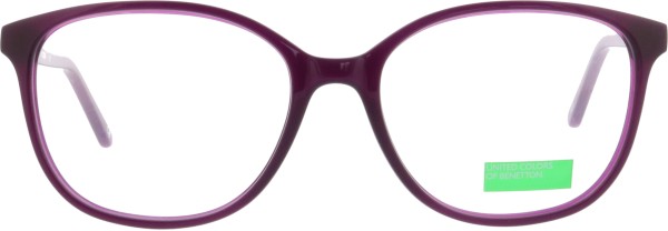 Tolle Kunststoffbrille von der Marke United Colors of Benetton in der Farbe lila