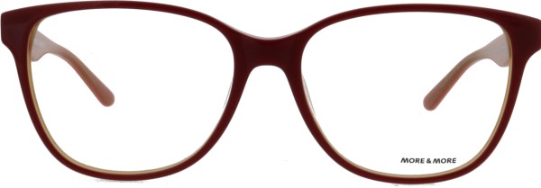 Klassische Damenbrille aus Kunststoff in der Farbe rot