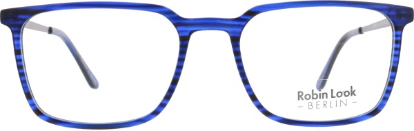 Schöne große Kunststoffbrille für Herren in der Farbe blau aus der Robin Look Kollektion 