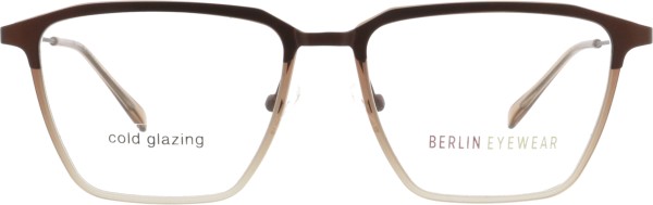 Sportliche Kunststoffbrille für Damen und Herren von der Marke Berlin Eyewear in der Farbe braun