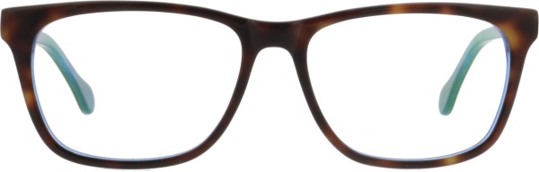 Angenehme unauffällige Kunststoffbrille für Damen und Herren im Wayfarer Stil