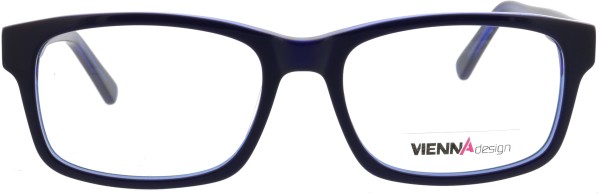 Klassische Herrenbrille von Vienna in einem tiefen Blau