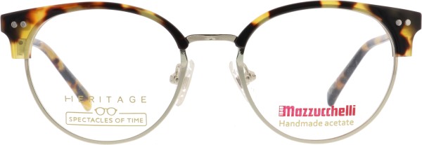Hochwertige Acetat Brille für Damen von der Marke Heritage in der Farbe braun