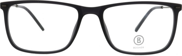Klassische Kunststoffbrille von der Marke Bogner für Herren in der Farbe schwarz