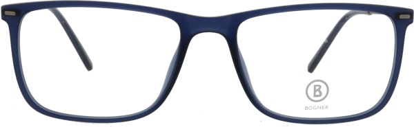 Klassische Kunststoffbrille von der Marke Bogner für Herren in der Farbe blau
