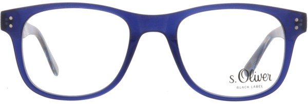 Moderne Kunststoffbrille für Damen und Herren in der Farbe blau