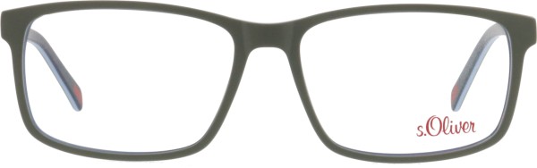 Moderne Kunststoffbrille für Damen und Herren von der Marke s.Oliver in den Farben grün und blau