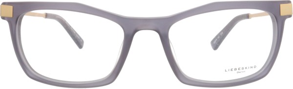 Wunderschön schlichte Damen Kunststoffbrille von Liebeskind in der Farbe grau