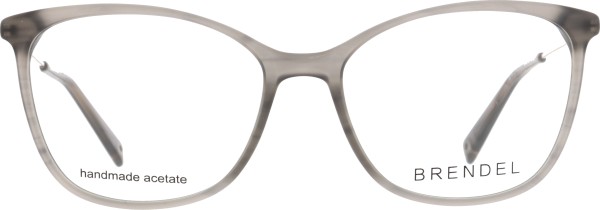 Hochwertige Kunststoffbrille von der Marke Brendel für Damen in der Farbe grau