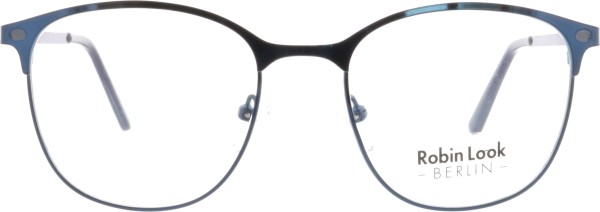 Schöne große Brille für Damen von der Marke Robin Look in der Farbe blau