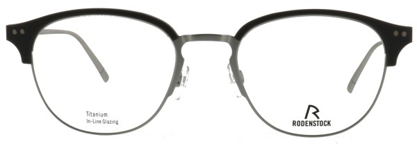 Tolle runde Titanbrille für Damen aus dem Hause Rodenstock in der Farbe grau