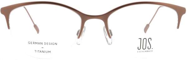 Unfassbar tolle Titan Halbrandbrille für Damen in einem schönen Bronzeton