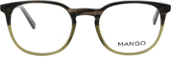 Tolle trendige Unisexbrille von Mango in den Farben schwarz und grün