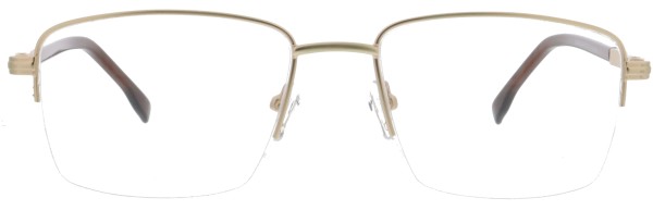 Klassisch dezente Halbrandbrille für Herren von Opticunion in der Farbe gold