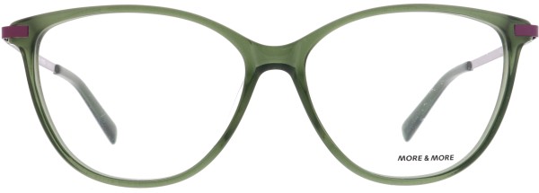 Wunderschöne Damenbrille aus Kunststoff im Schmetterlingsstil in der Farbe grün