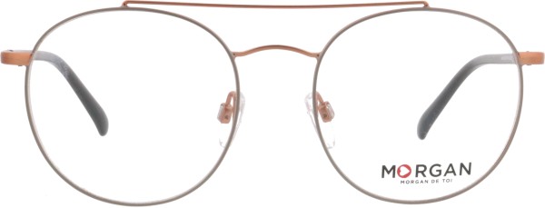 Angesagte Brille mit Doppelsteg für Damen und Herren in runder Form von der Marke Morgan