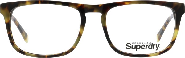 Klassische Kunststoffbrille für Herren von der Marke Superdry in der Farbe braun havanna