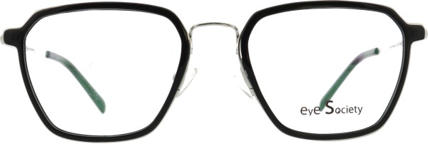 Coole trendige Kunststoffbrille für Damen in der Farbe schwarz