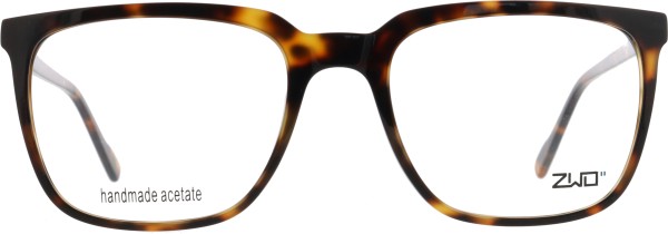 Stilvolle große Herrenbrille aus Kunststoff von der Marke ZWO in der Farbe braun