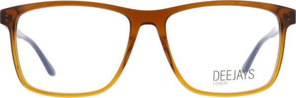 Schöne schlichte Kunststoffbrille für Damen und Herren in der Farbe braun