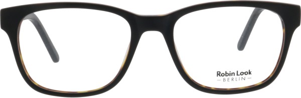 Modische Kunststoffbrille für Damen und Herren in schwarz matt und braun