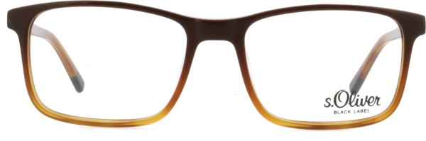 Modische Herrenbrille aus Kunststoff in der Farbe braun von der Marke s.Oliver