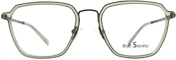 Coole trendige Kunststoffbrille für Damen in der Farbe grün