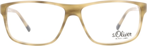 Modische Herrenbrille von der Marke s.Oliver in der Farbe khaki grau