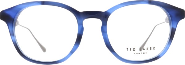 Stilvolle Kunststoffbrille für Herren von der Marke Ted Baker in der Farbe blau