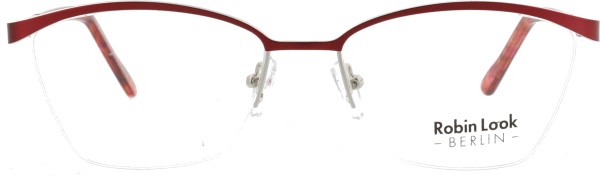 Tolle Halbrandbrille für Damen aus der Robin Look Kollektion in der Farbe rot