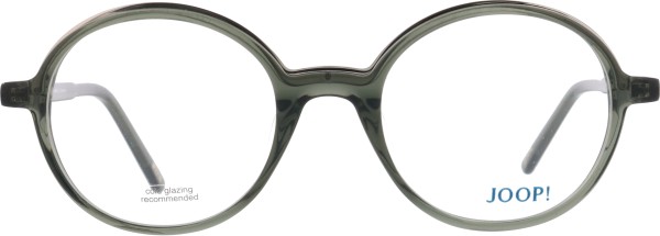 Extravagante runde Kunststoffbrille für Damen und Herren von der Marke JOOP