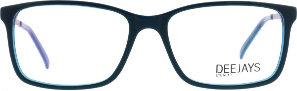 Schöne schlichte Kunststoffbrille für Damen und Herren in der Farbe blau
