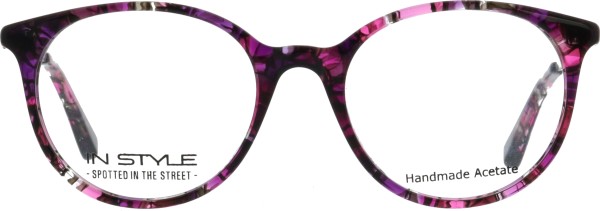 Stylische Kunststoffbrille für Damen von der Marke In Style in pink