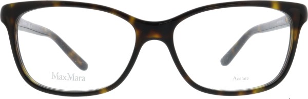 Elegante Kunststoffbrille für Damen von der Marke Max Mara in der Farbe braun