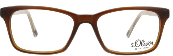 Modische Brille von der Marke s.Oliver für Damen und Herren in der Farbe braun