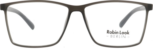 Große Kunststoffbrille für Herren aus der Robin Look Kollektion in schwarz anthrazit