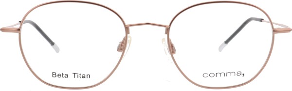 Klassische Damen Titanbrille von Comma in rosé 70069