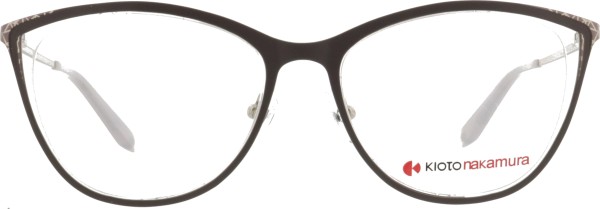 Besondere große Brille für Damen in einer Schmetterlingsform in der Farbe grau