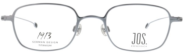 Hübsche kleine Retrobrille aus Titan für Damen und Herren in der Farbe silber