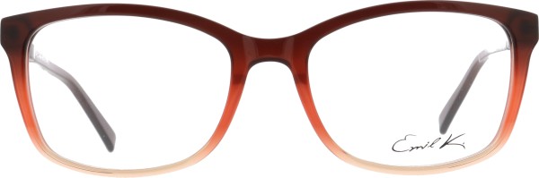 Wunderschöne Kunststoffbrille für Damen in der Farbe braun mit Verlauf
