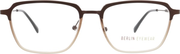 Schicke sportliche Herrenbrille von der Marke Berlin Eyewear in der Farbe braun