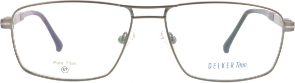 Dezente Herrenbrille aus Titan in der Farbe silber