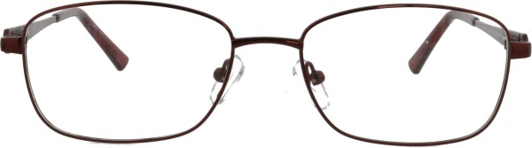 Schlichte Damenbrille aus Metall von der Marke Opticunion in der Farbe rot