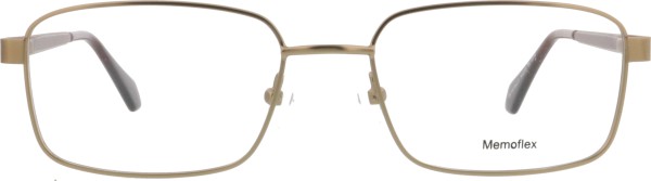 Wunderbar stabile Herrenbrille aus Metall in der Farbe gold braun