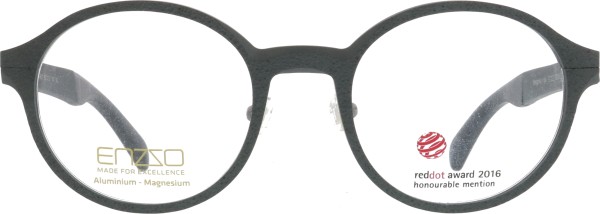 Stilvolle runde Brille von der Marke Enzzo in Steinoptik