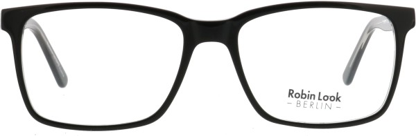 Klassische und große Kunststoffbrille für Herren aus der aktuellen Robin Look Kollektion in der Farbe schwarz