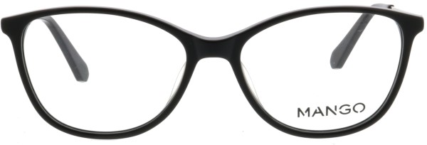 Markante Cateye Brille von Mango für Damen in schwarz