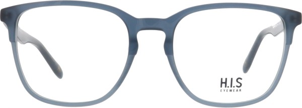 Schöne große Kunststoffbrille für Damen und Herren in der Farbe grau blau