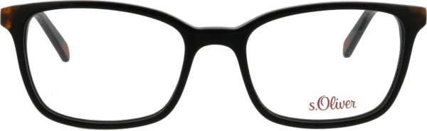 Klassische Kunststoffbrille für Damen von der Marke s.Oliver in den Farben schwarz und braun