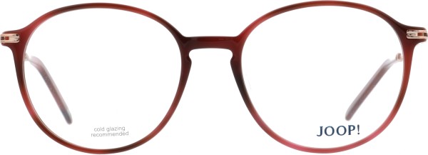Schicke Kunststoffbrille für Damen aus dem Hause JOOP in der Farbe rot